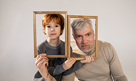 Child with grandfather